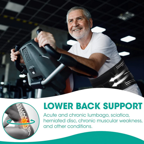 Cinturón Lumbar Ajustable para Hombre y Mujer — Soporte Espalda Baja