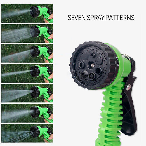 Manguera de Jardín Extensible y Flexible con Pistola Pulverizadora