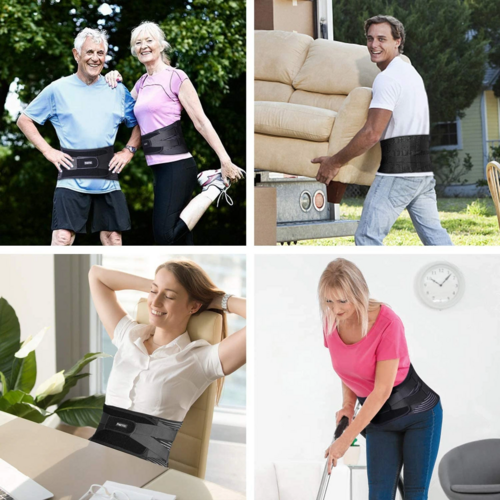 Cinturón Lumbar Ajustable para Hombre y Mujer — Soporte Espalda Baja