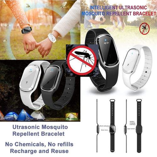 Pulsera Repelente de Mosquitos Ultrasónica