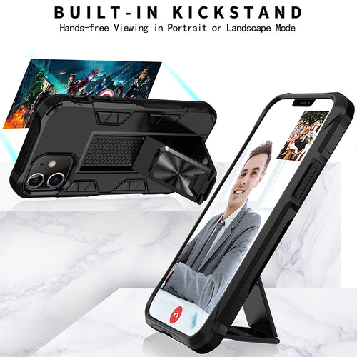 Funda Armor Militar con Soporte y Magnético para iPhone 12