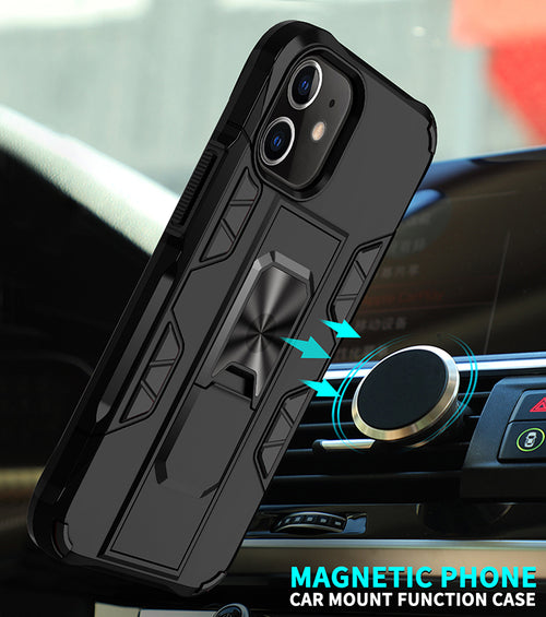 Funda Armor Militar con Soporte y Magnético para iPhone 12