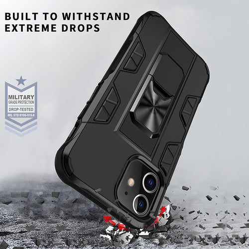 Funda Armor Militar con Soporte y Magnético para iPhone 12