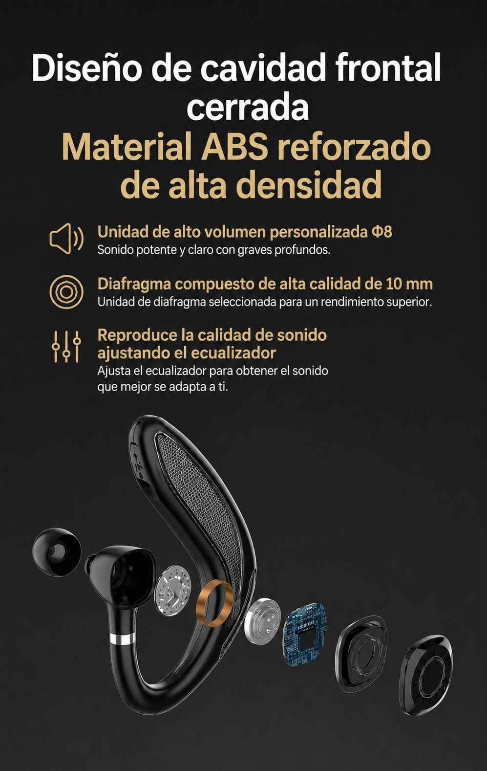 Auriculares Bluetooth de Larga Duración —  SoundLine