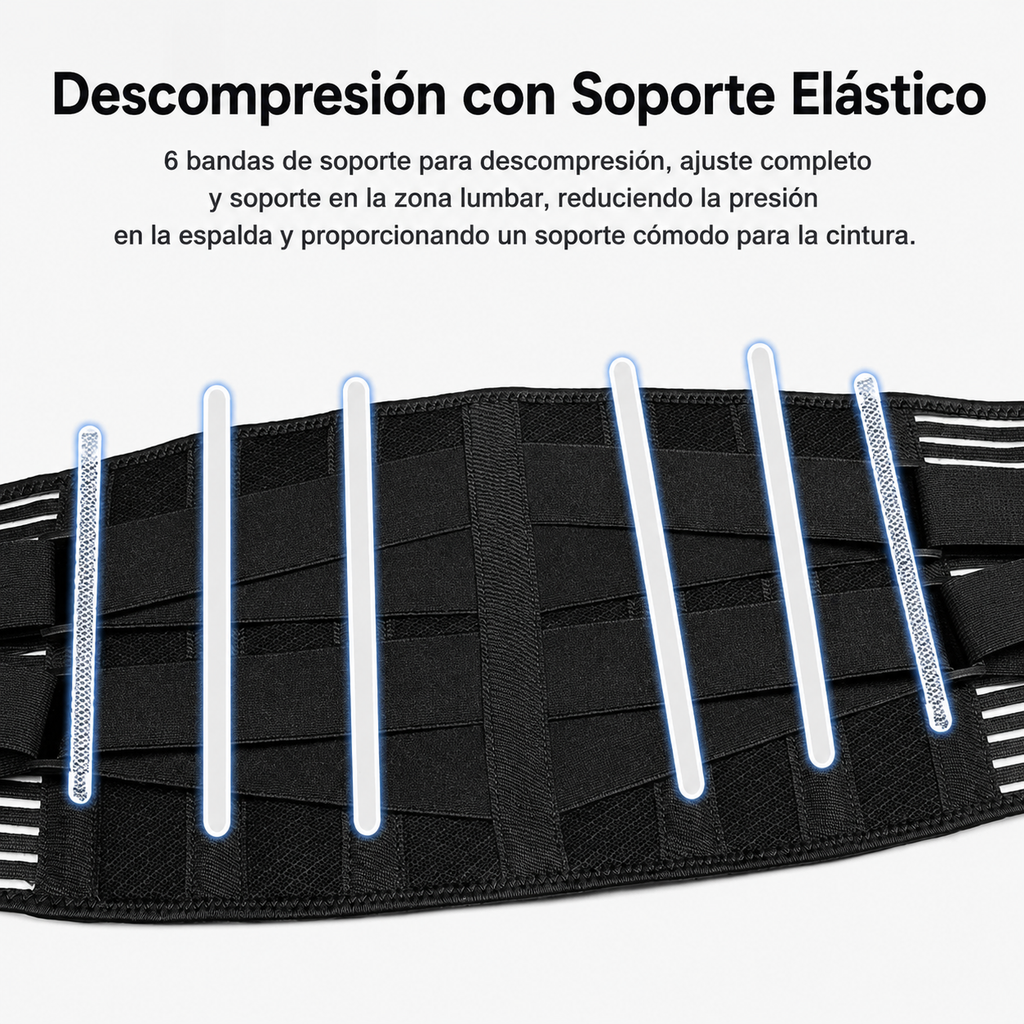 Cinturón Lumbar Ajustable para Hombre y Mujer