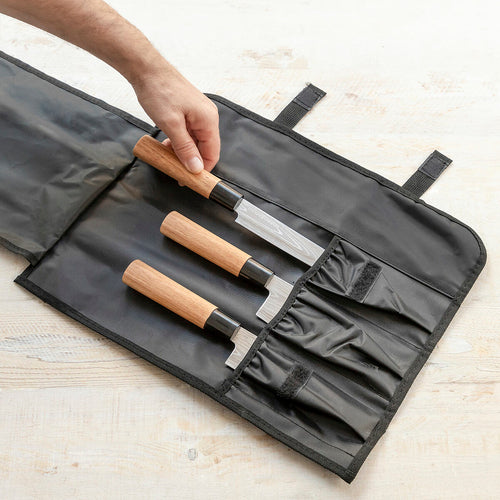 Set de Cuchillos Profesionales con Funda Damas·Q