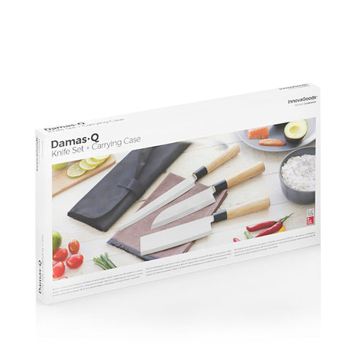 Set de Cuchillos Profesionales con Funda Damas·Q