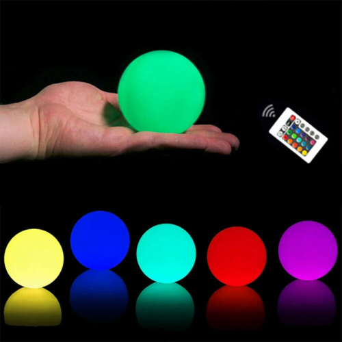 Bola LED Flotante para Piscina con Cambio de Color RGB