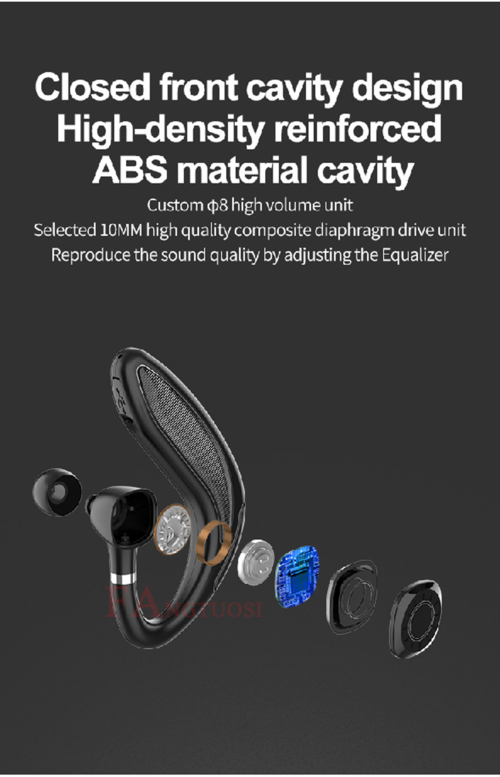 Auricular Bluetooth 5.0 Inalámbrico con Larga Duración