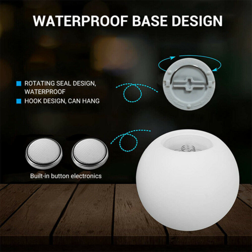 Bola LED Flotante para Piscina con Cambio de Color RGB