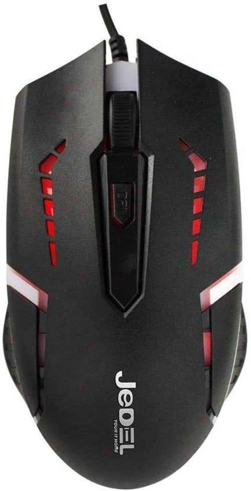 Pack Teclado y Ratón Gaming Jedel GK100 Blanco — RGB con Cable