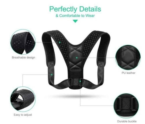 Corrector de Postura Ajustable Unisex