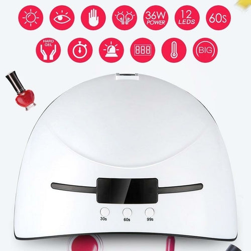 Lámpara UV LED para Curado de Gel y Esmalte de Uñas