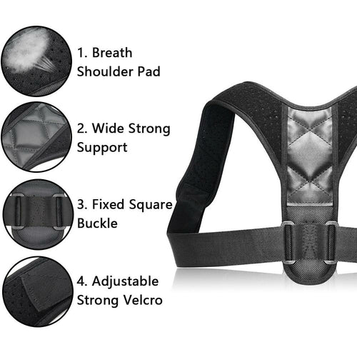 Corrector de Postura Ajustable Unisex
