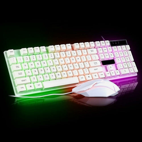 Teclado y Ratón Gaming Ninja Dragons White Knight
